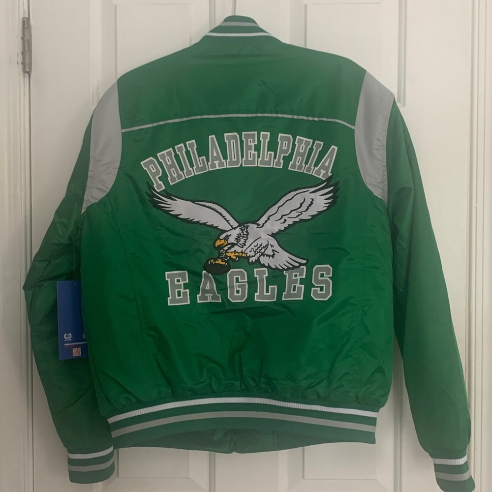 NWT Philadelphia Eagles Green Jacket Vintage